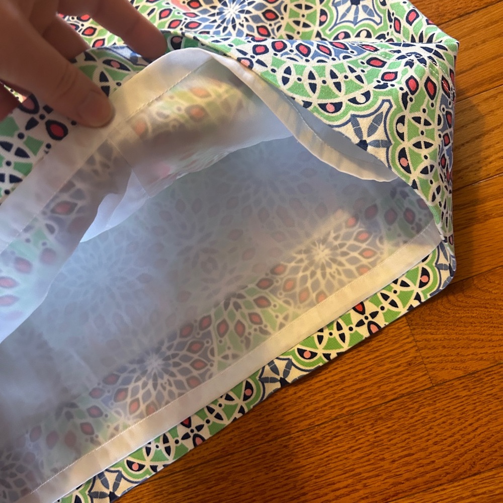 Talbots Skirt Multicolor Geometric Pattern Women’… - image 3